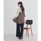 ラメテレコボートネックプルオーバー | earth music&ecology  | 詳細画像15 