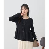 ペプラムニットカーディガン | earth music&ecology  | 詳細画像12 