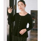 ペプラムニットカーディガン | earth music&ecology  | 詳細画像7 