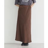 ストレッチサテンスカート | earth music&ecology  | 詳細画像2 