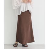 ストレッチサテンスカート | earth music&ecology | 詳細画像16