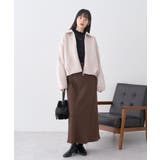 ストレッチサテンスカート | earth music&ecology | 詳細画像27