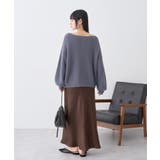 ストレッチサテンスカート | earth music&ecology | 詳細画像30