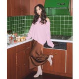 ストレッチサテンスカート | earth music&ecology | 詳細画像43