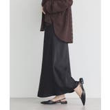 ストレッチサテンスカート | earth music&ecology | 詳細画像45