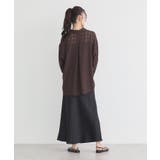 ストレッチサテンスカート | earth music&ecology | 詳細画像48