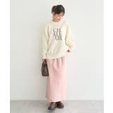 ストレッチサテンスカート | earth music&ecology | 詳細画像66