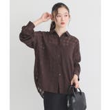 シャドーチェックシャツ | earth music&ecology | 詳細画像21