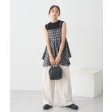 ランダムリブボトルネックノースリーブニット | earth music&ecology | 詳細画像20