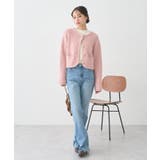 ランダムリブボトルネックノースリーブニット | earth music&ecology | 詳細画像25