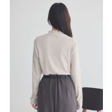 ラメテレコハイネックプルオーバー | earth music&ecology  | 詳細画像26 