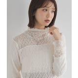 オフホワイト | あったかフェミニンインナー(ハイネック) | earth music&ecology 