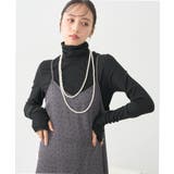 ブラック | リブタートルネックプルオーバー | earth music&ecology 