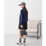 襟付きアーガイルニットカーディガン | earth music&ecology  | 詳細画像8 