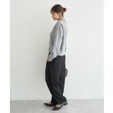 襟付きアーガイルニットカーディガン | earth music&ecology  | 詳細画像19 