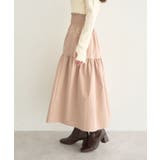 ウエストシャーリングティアードスカート | earth music&ecology  | 詳細画像13 