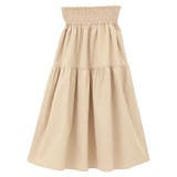 ウエストシャーリングティアードスカート | earth music&ecology  | 詳細画像35 