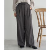 杢ダークグレー | TRワイドパンツ | earth music&ecology 