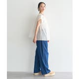 【WEB・一部店舗限定】レース&ピンタックフレンチブラウス | earth music&ecology | 詳細画像6