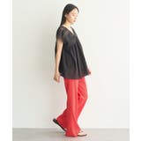 【WEB・一部店舗限定】レース&ピンタックフレンチブラウス | earth music&ecology | 詳細画像16