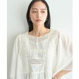 【WEB・一部店舗限定】レース&ピンタックポンチョ | earth music&ecology | 詳細画像14