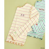 オレンジ | チップ&デール/ボーダーメロープルオーバー | earth music&ecology