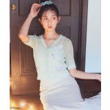 Tinker Bell/透かし編みカーディガン | earth music&ecology  | 詳細画像3 