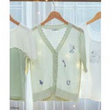 Tinker Bell/透かし編みカーディガン | earth music&ecology  | 詳細画像7 