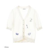 アイボリー | Tinker Bell/透かし編みカーディガン | earth music&ecology 