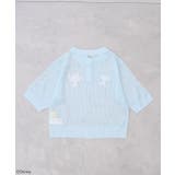 スティッチ/刺繍ハートボタンニットポロシャツ | earth music&ecology  | 詳細画像17