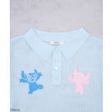 スティッチ/刺繍ハートボタンニットポロシャツ | earth music&ecology  | 詳細画像18