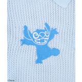 スティッチ/刺繍ハートボタンニットポロシャツ | earth music&ecology  | 詳細画像22