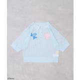 スティッチ/刺繍ハートボタンニットポロシャツ | earth music&ecology  | 詳細画像27