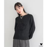Disney/ミッキーコード刺繍ニットプルオーバー | earth music&ecology  | 詳細画像12 