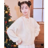 Disney/ミッキーコード刺繍ニットプルオーバー | earth music&ecology  | 詳細画像3 