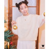 Disney/ミッキーコード刺繍ニットプルオーバー | earth music&ecology  | 詳細画像4 