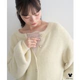 Disney/ポイントミッキーラメシャギーカーデ | earth music&ecology  | 詳細画像1 