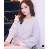 ライトグレー | Disney/ポイントミッキーラメシャギーカーデ | earth music&ecology 