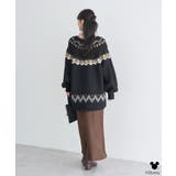 Disney/ミッキー刺繍ノルディックニットチュニック | earth music&ecology  | 詳細画像20 