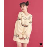 Disney/ミッキー刺繍ノルディックニットチュニック | earth music&ecology  | 詳細画像22 