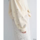 Disney/キラキラモチーフ刺繍オフショルスウェット | earth music&ecology | 詳細画像18