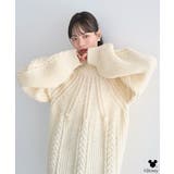 Disney/ポイントミッキーケーブルニット | earth music&ecology  | 詳細画像14 