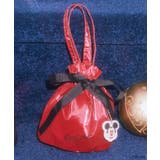 レッド | Disney/ミッキーチャーム付きリボン巾着 | earth music&ecology 