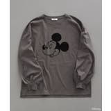 チャコールグレー | Disney/アソートプリントロンTEE | earth music&ecology 