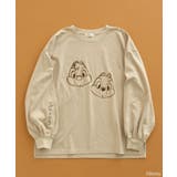 ブラウン | Disney/アソートプリントロンTEE | earth music&ecology 