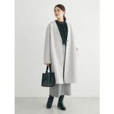 洗えるVネックミディ丈コート | Green Parks | 詳細画像24