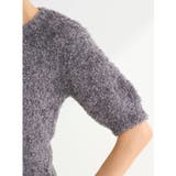 テープヤーン半袖ニットプルオーバー | Green Parks  | 詳細画像12 