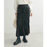 チンツ加工シャーリングスカート | Green Parks  | 詳細画像1 