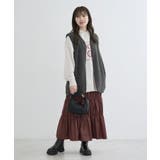 チンツ加工シャーリングスカート | Green Parks  | 詳細画像12 