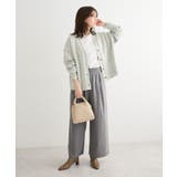 MIXニットカーディガン | Green Parks | 詳細画像14